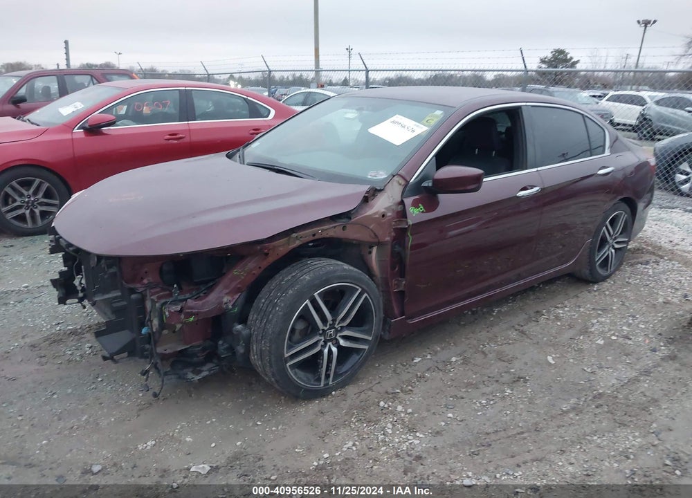 2017 HONDA ACCORD SPORT SE VIN: 1HGCR2F12HA130836