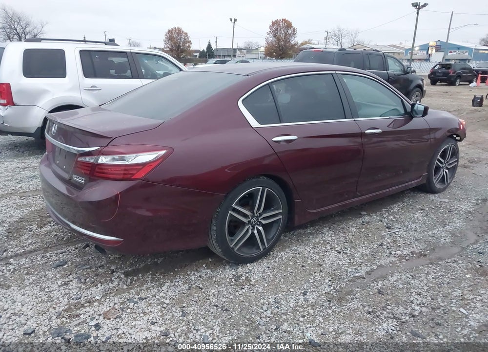 2017 HONDA ACCORD SPORT SE VIN: 1HGCR2F12HA130836