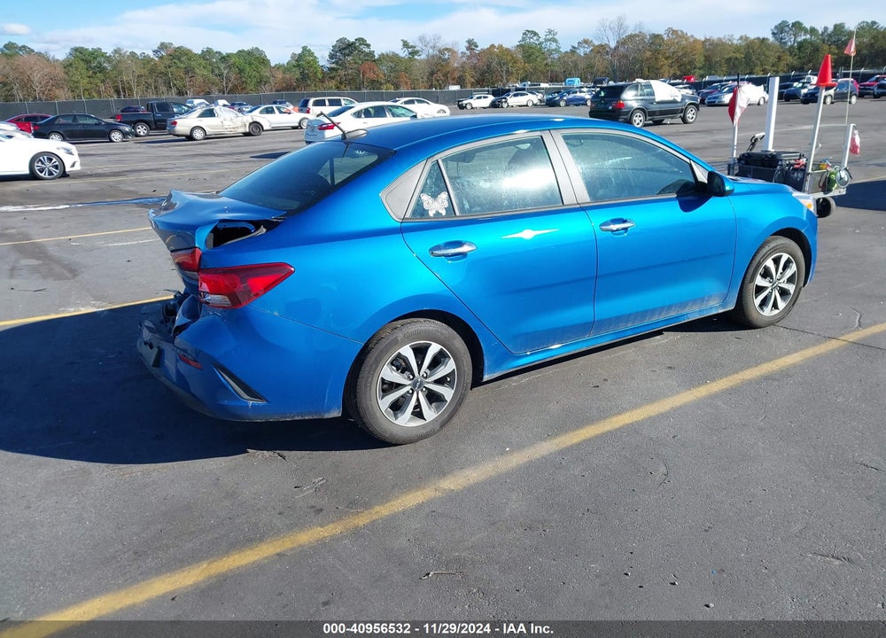 2022 KIA RIO S VIN: 3KPA24AD4NE453589