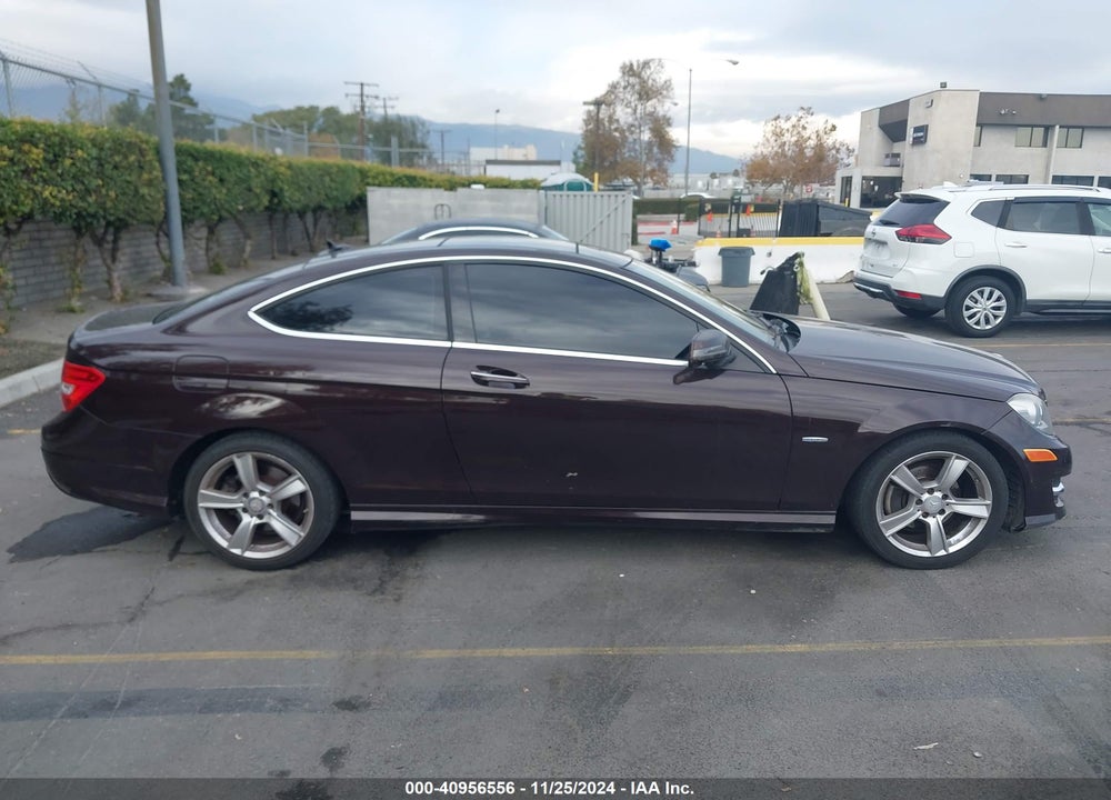 2012 MERCEDES-BENZ C 250 VIN: WDDGJ4HB1CF788755