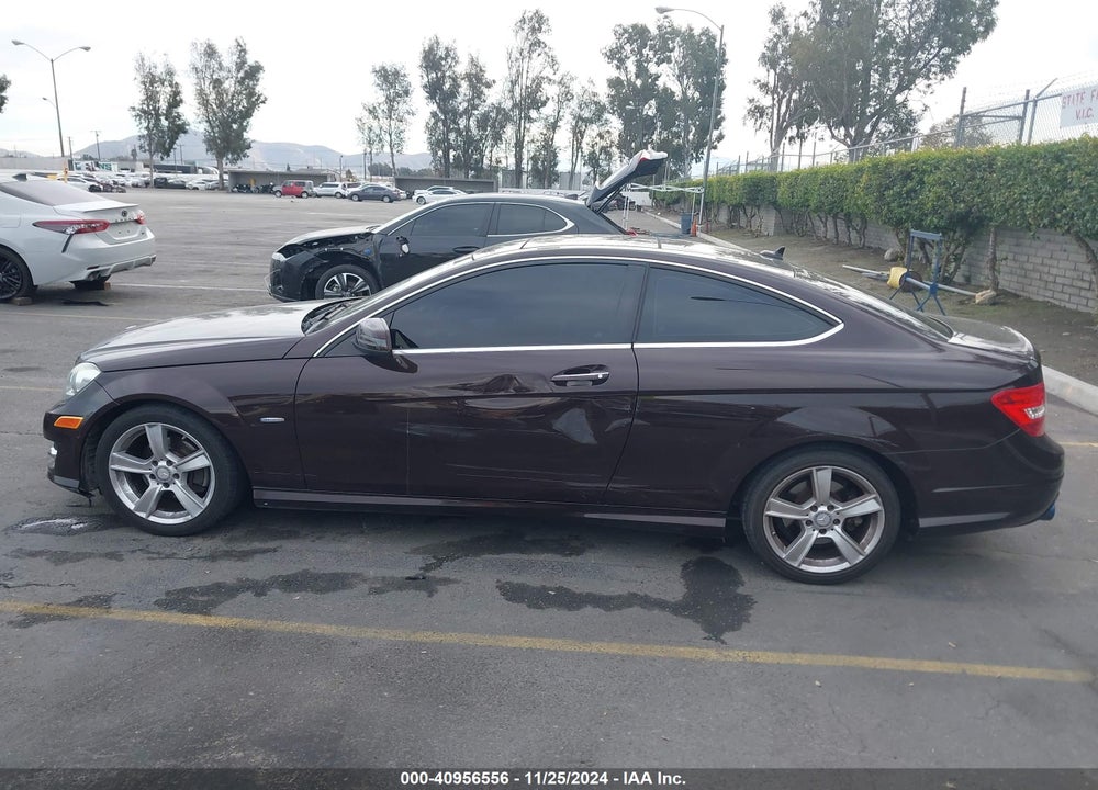 2012 MERCEDES-BENZ C 250 VIN: WDDGJ4HB1CF788755