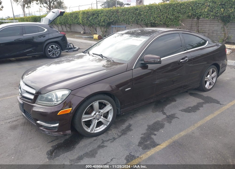2012 MERCEDES-BENZ C 250 VIN: WDDGJ4HB1CF788755