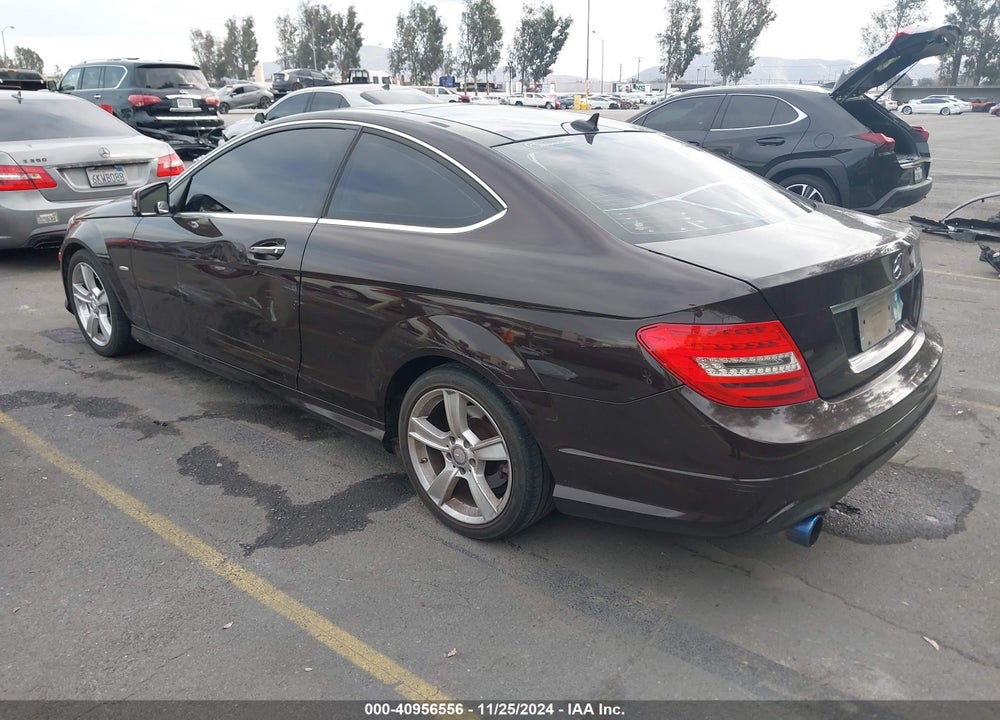 2012 MERCEDES-BENZ C 250 VIN: WDDGJ4HB1CF788755