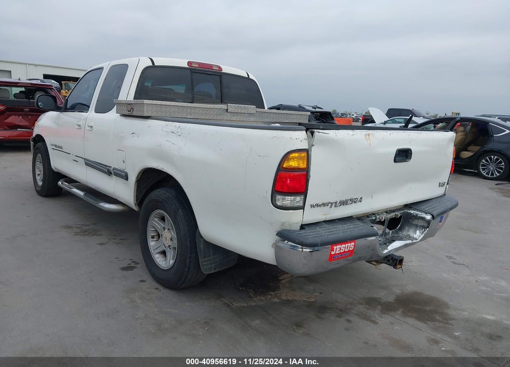 2001 TOYOTA TUNDRA SR5 V8 VIN: 5TBRT34161S128947