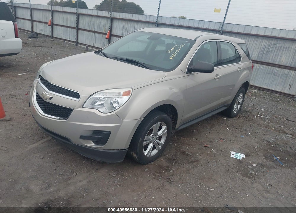 2012 CHEVROLET EQUINOX LS VIN: 2GNALBEK9C6350862