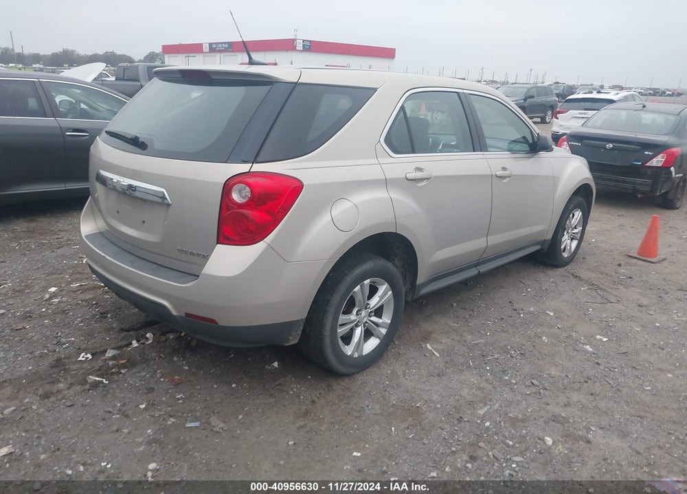 2012 CHEVROLET EQUINOX LS VIN: 2GNALBEK9C6350862