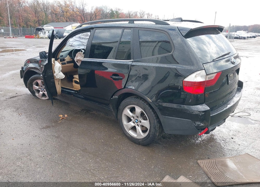 2008 BMW X3 3.0SI VIN: WBXPC934X8WJ18948