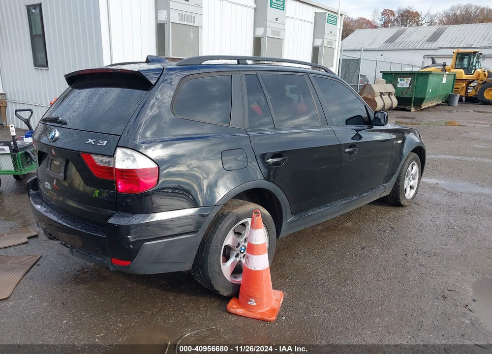 2008 BMW X3 3.0SI VIN: WBXPC934X8WJ18948