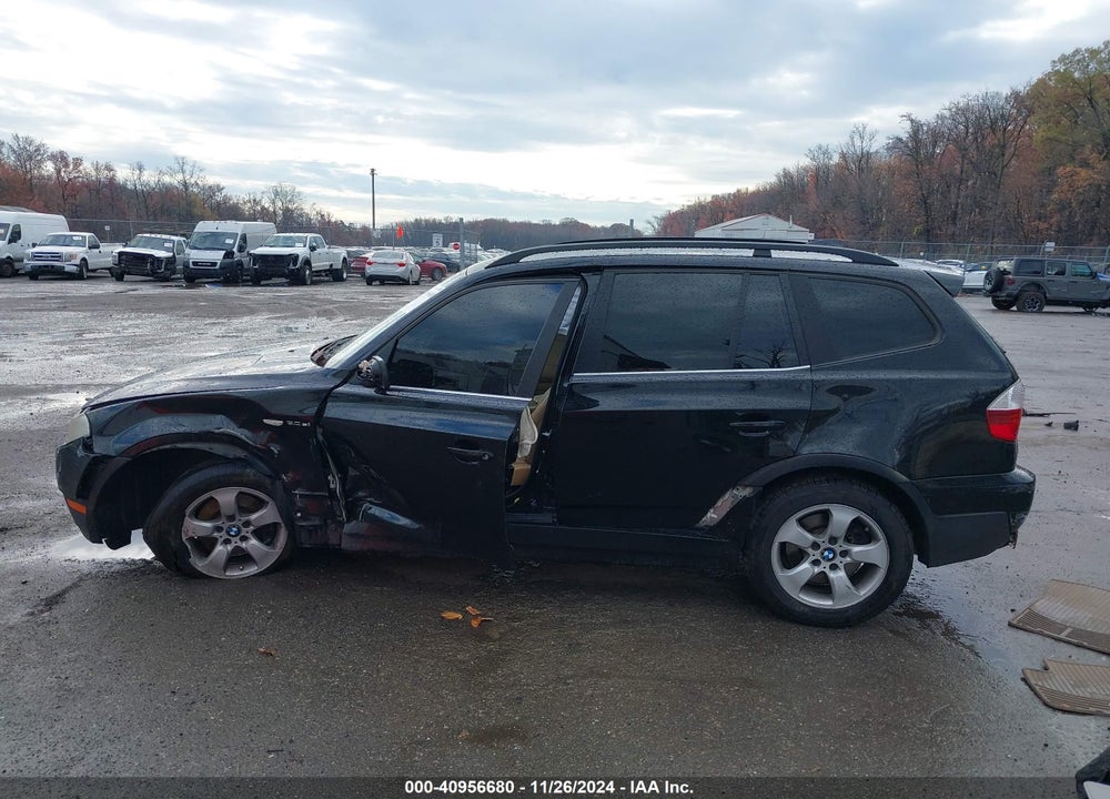2008 BMW X3 3.0SI VIN: WBXPC934X8WJ18948