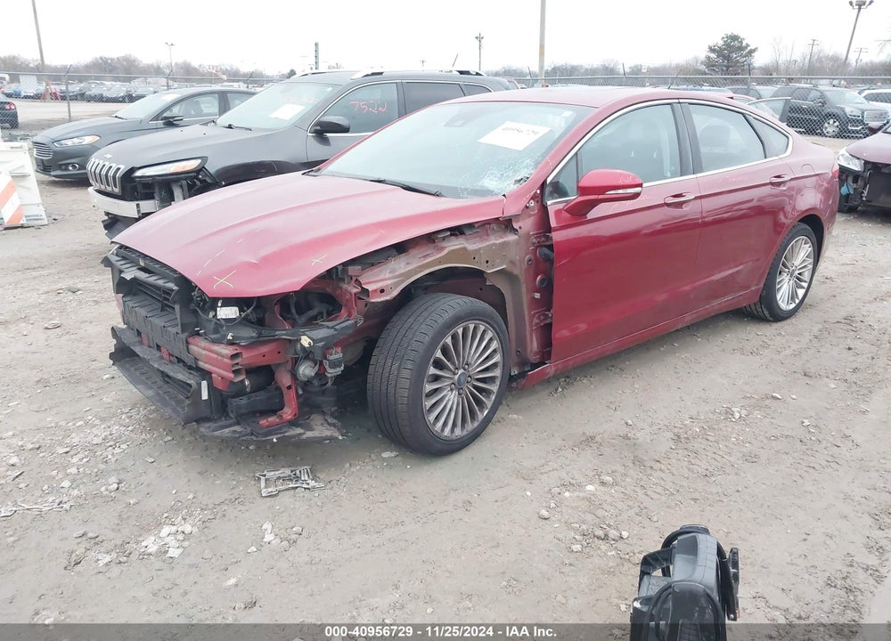 2013 FORD FUSION VIN: 3FA6P0K98DR137393