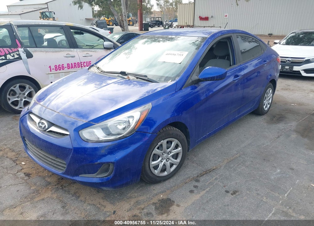 2013 HYUNDAI ACCENT GLS VIN: KMHCT4AE9DU548191