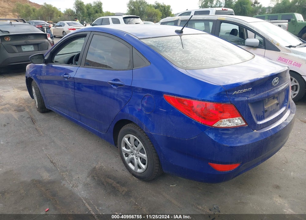 2013 HYUNDAI ACCENT GLS VIN: KMHCT4AE9DU548191