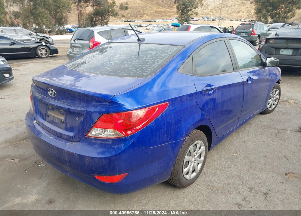 2013 HYUNDAI ACCENT GLS VIN: KMHCT4AE9DU548191