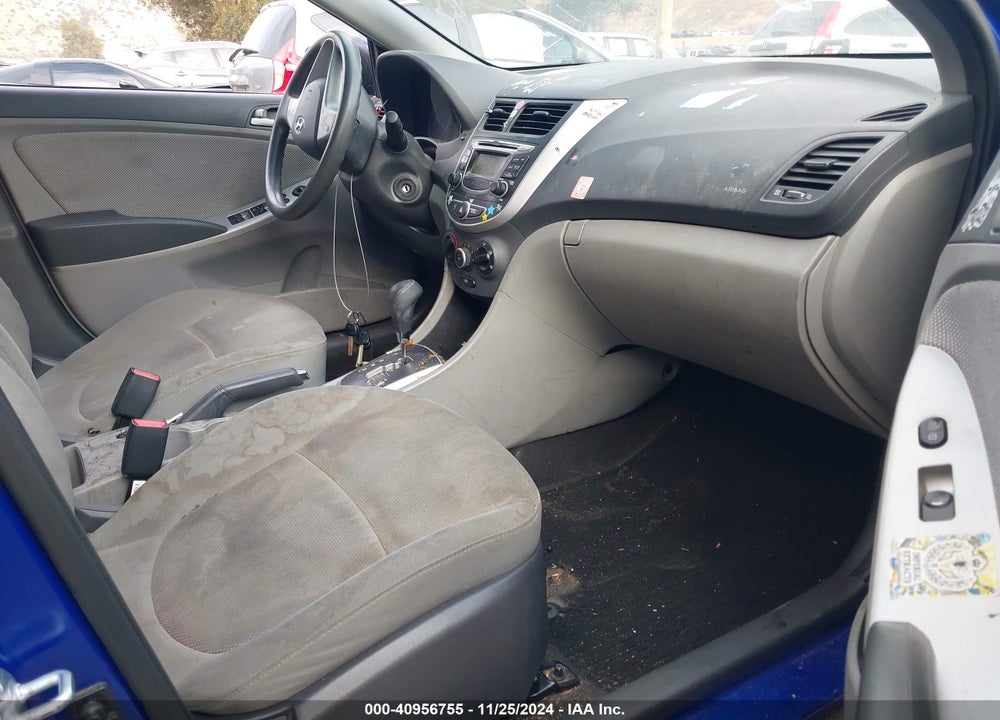 2013 HYUNDAI ACCENT GLS VIN: KMHCT4AE9DU548191