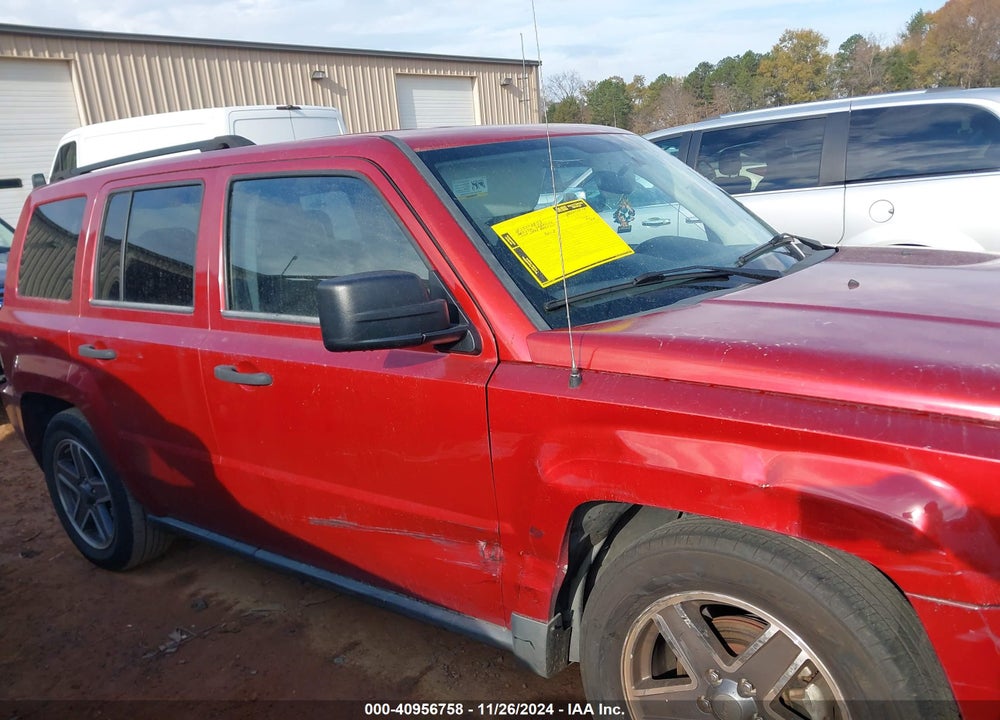 2009 JEEP PATRIOT SPORT VIN: 1J4FT28B99D159392