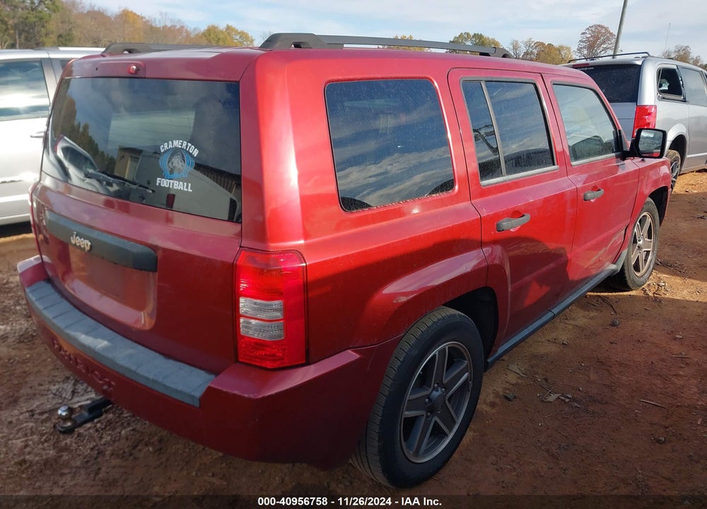 2009 JEEP PATRIOT SPORT VIN: 1J4FT28B99D159392