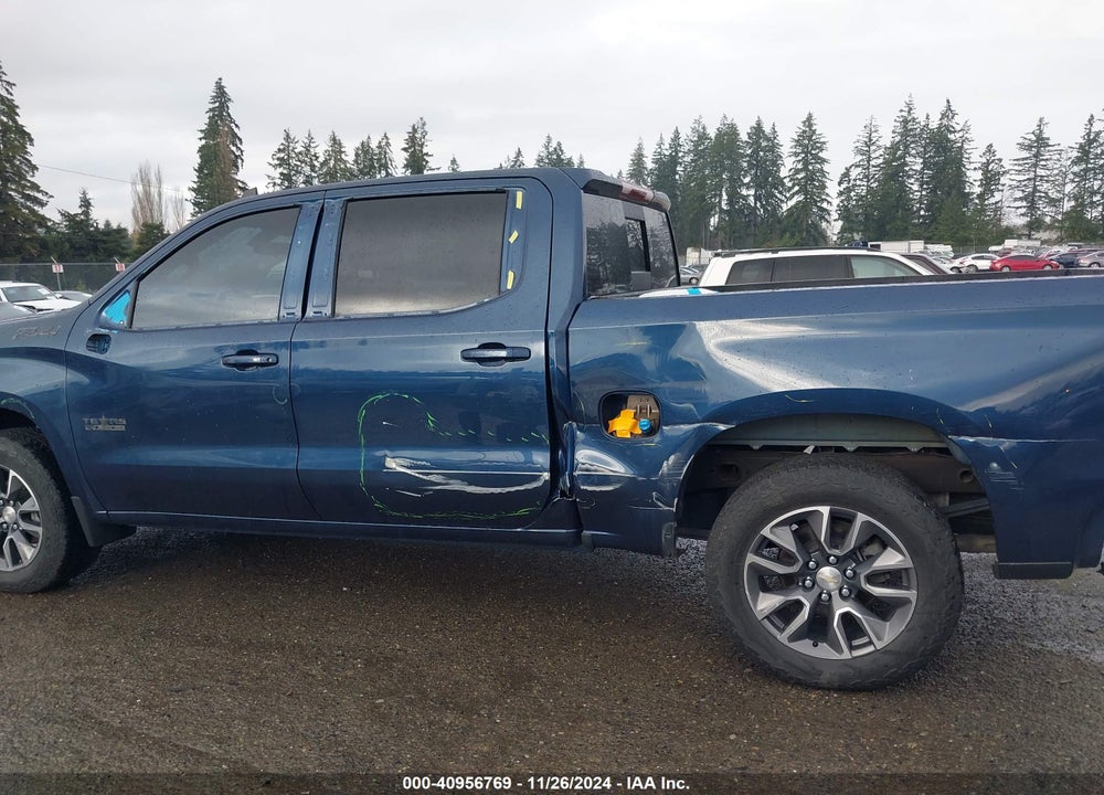 2021 CHEVROLET SILVERADO 1500 4WD SHORT BED LT VIN: 3GCUYDET6MG365157