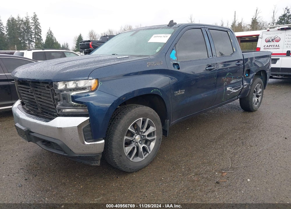 2021 CHEVROLET SILVERADO 1500 4WD SHORT BED LT VIN: 3GCUYDET6MG365157