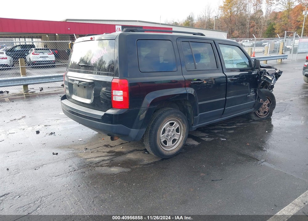 2016 JEEP PATRIOT SPORT VIN: 1C4NJPBA4GD693434
