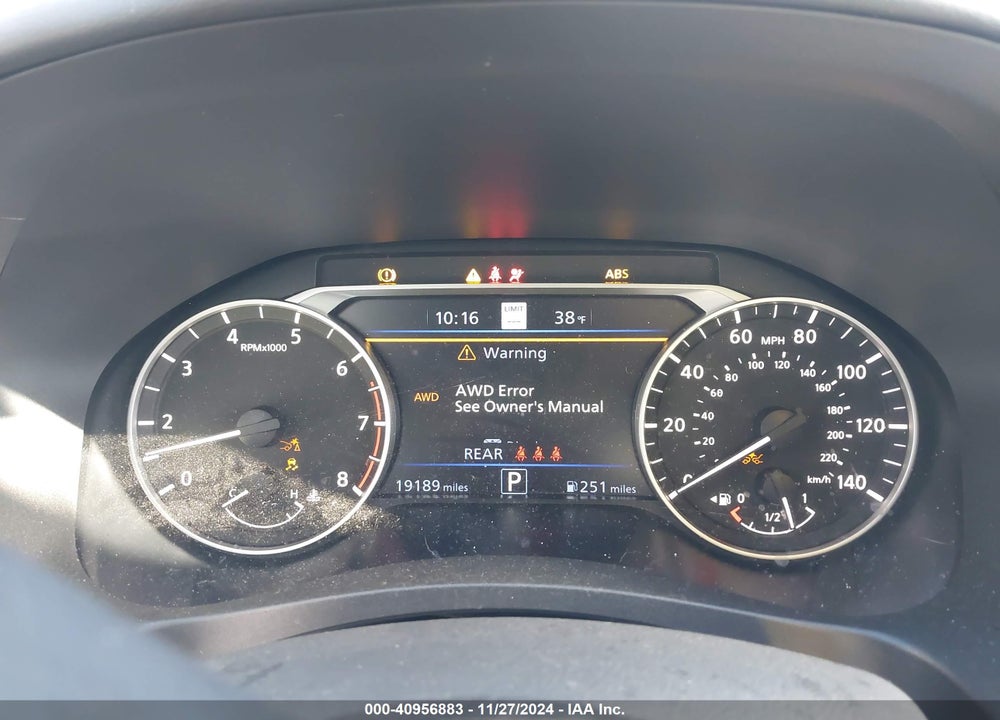 2023 NISSAN ALTIMA SV INTELLIGENT AWD VIN: 1N4BL4DW3PN402460
