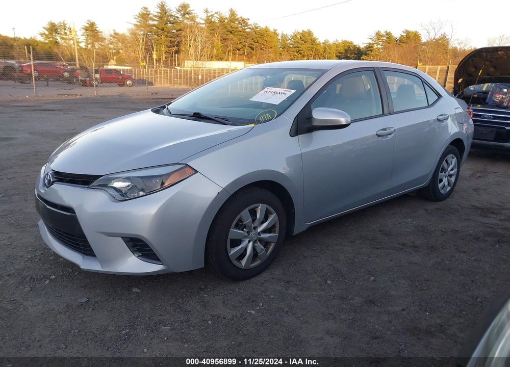 2016 TOYOTA COROLLA LE VIN: 2T1BURHE6GC694632