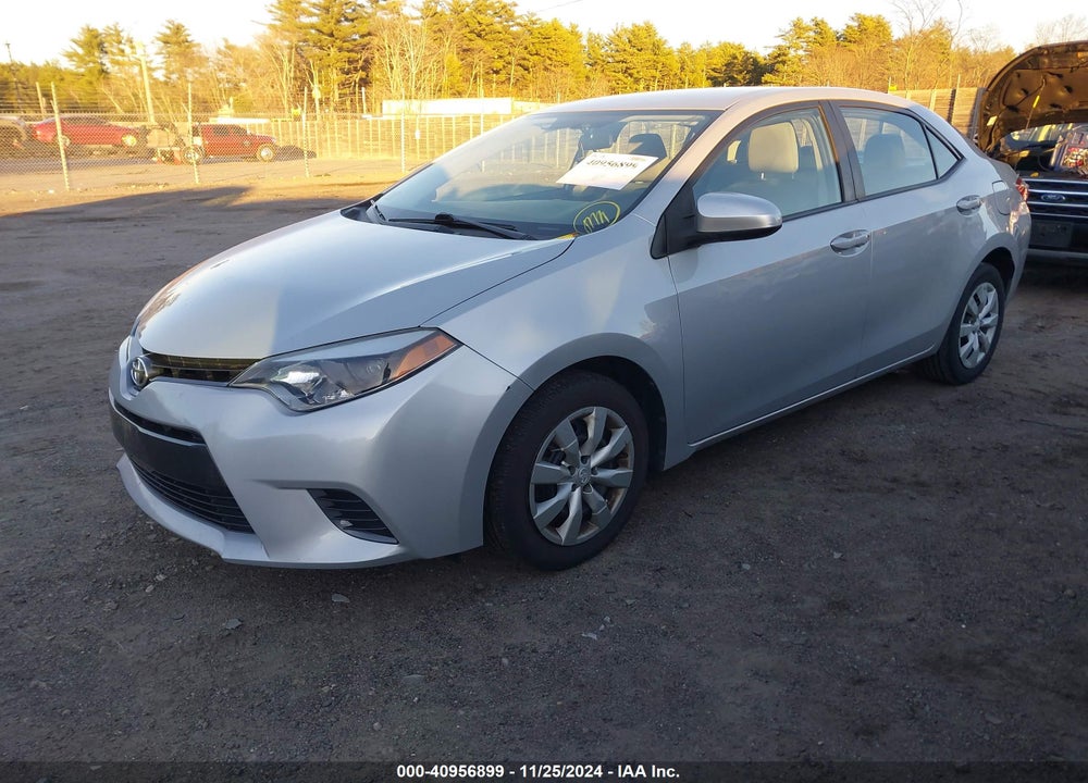 2016 TOYOTA COROLLA LE VIN: 2T1BURHE6GC694632