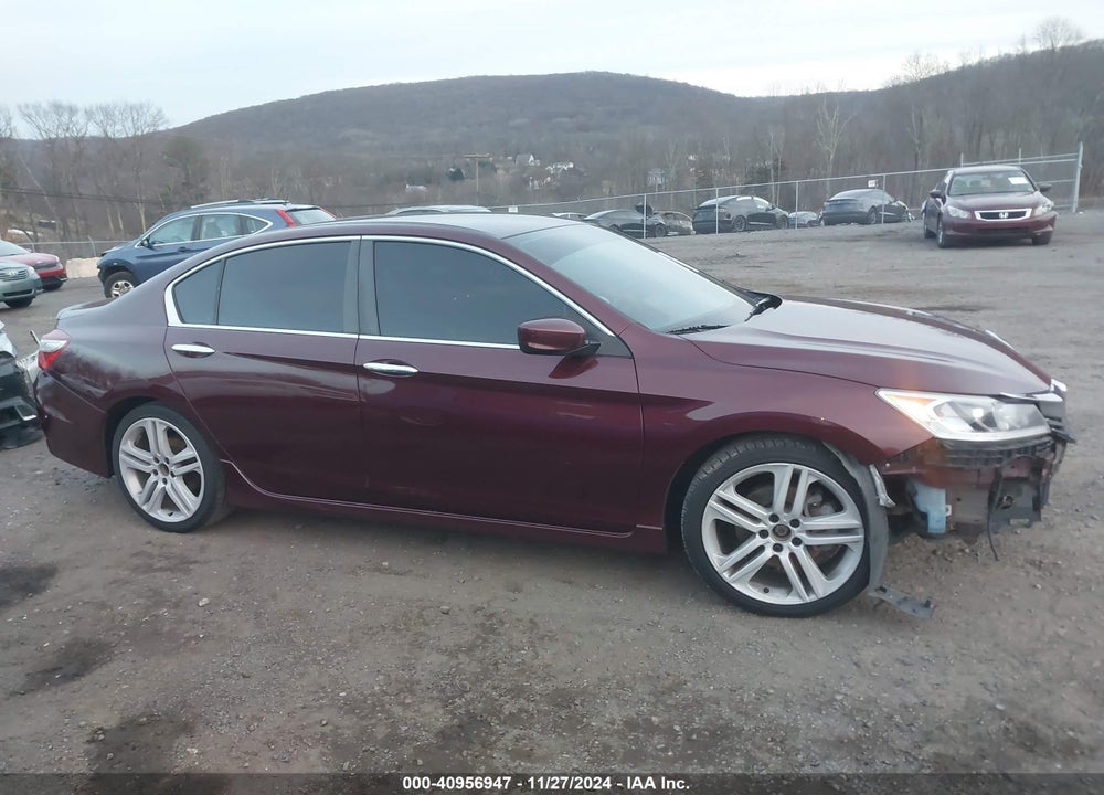 2016 HONDA ACCORD SPORT VIN: 1HGCR2F5XGA101635
