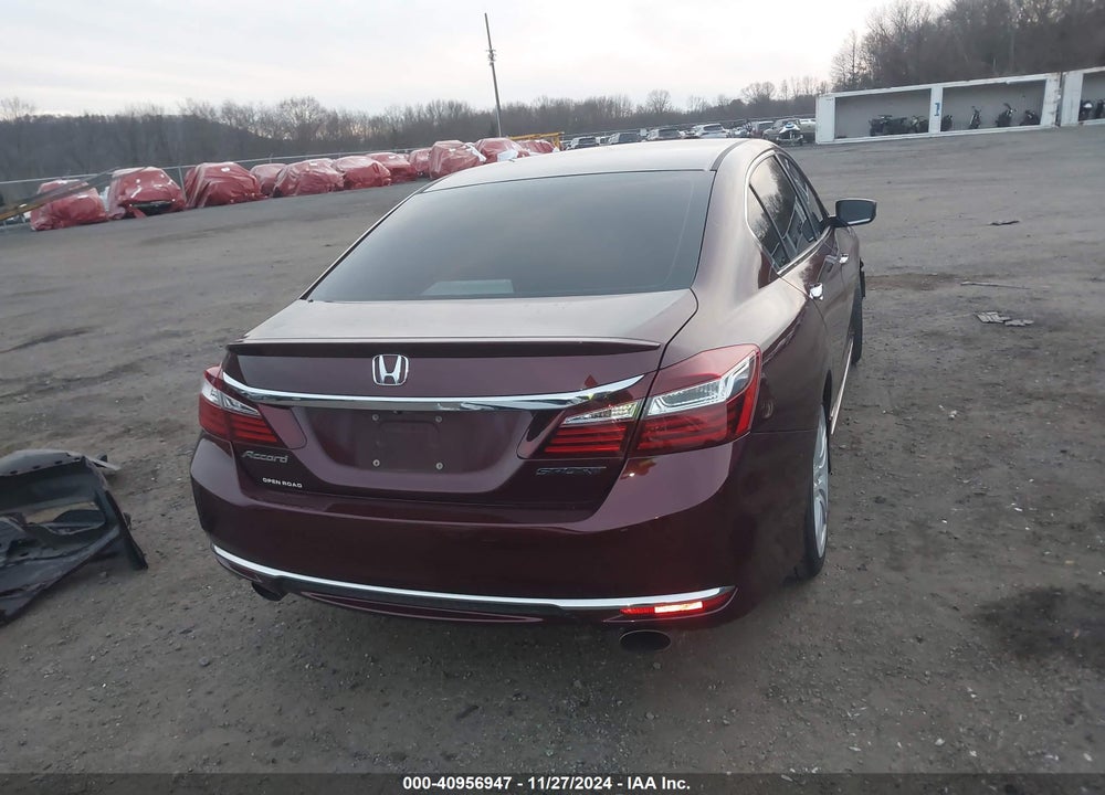 2016 HONDA ACCORD SPORT VIN: 1HGCR2F5XGA101635