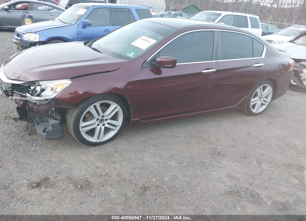 2016 HONDA ACCORD SPORT VIN: 1HGCR2F5XGA101635