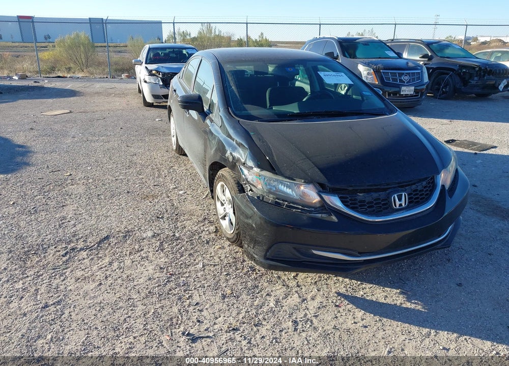 2015 HONDA CIVIC LX VIN: 19XFB2F50FE047189