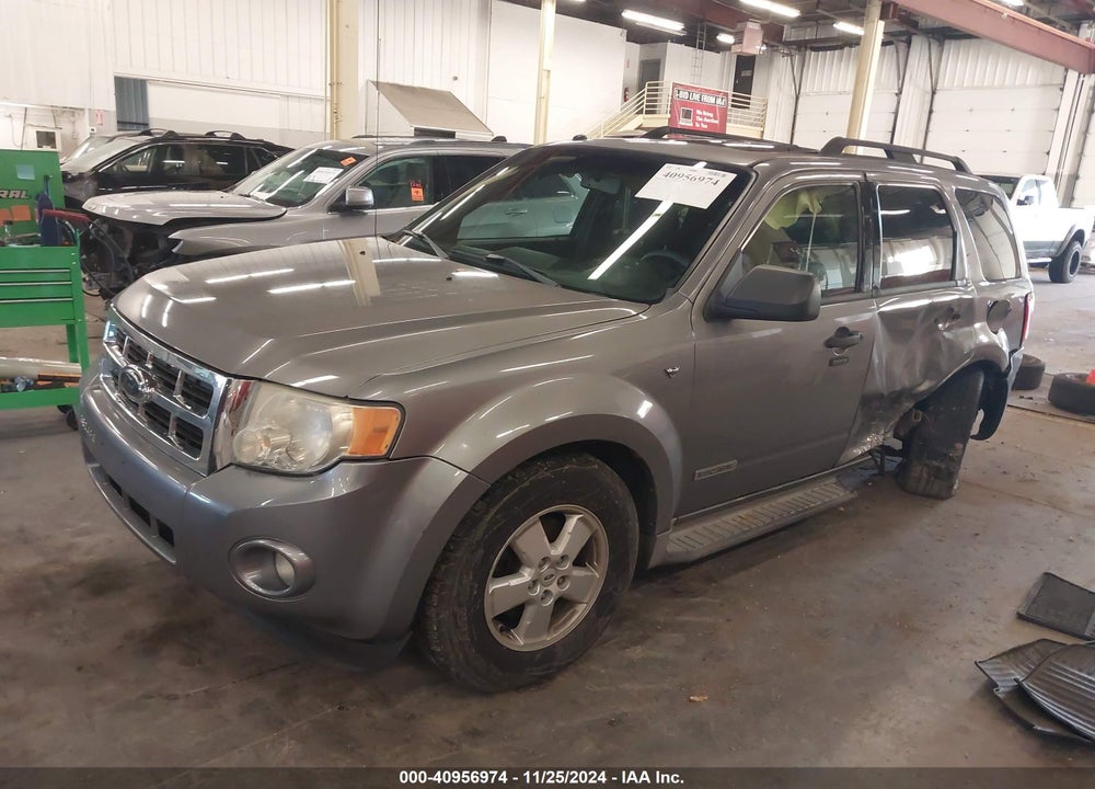 2008 FORD ESCAPE XLT VIN: 1FMCU03178KE39259