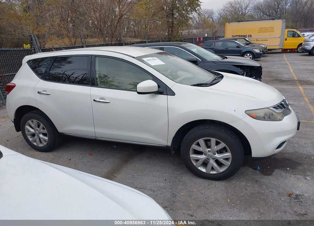 2013 NISSAN MURANO S VIN: JN8AZ1MU0DW213342