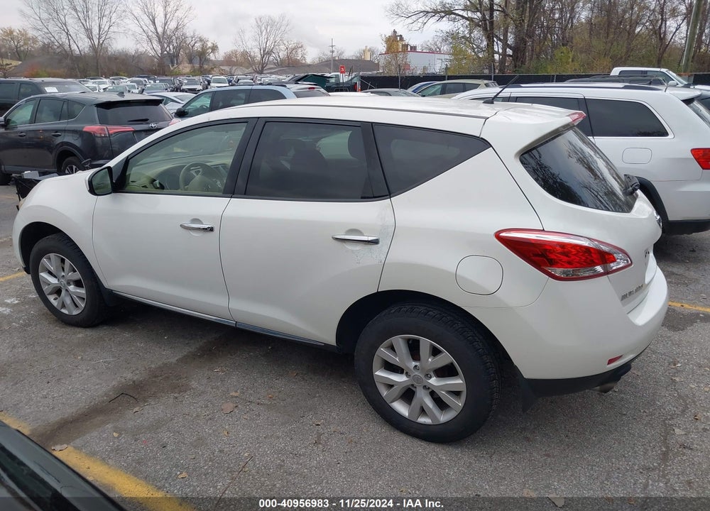2013 NISSAN MURANO S VIN: JN8AZ1MU0DW213342