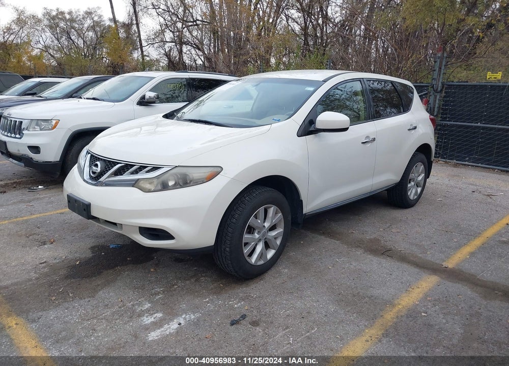 2013 NISSAN MURANO S VIN: JN8AZ1MU0DW213342