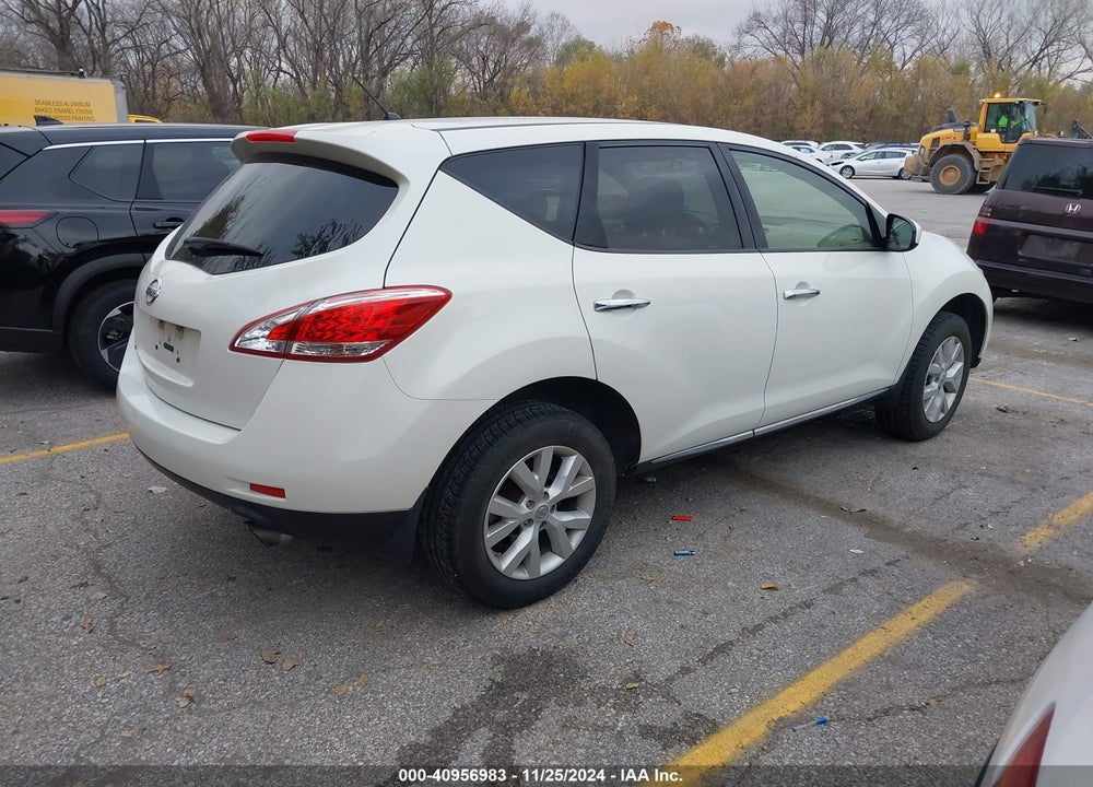 2013 NISSAN MURANO S VIN: JN8AZ1MU0DW213342