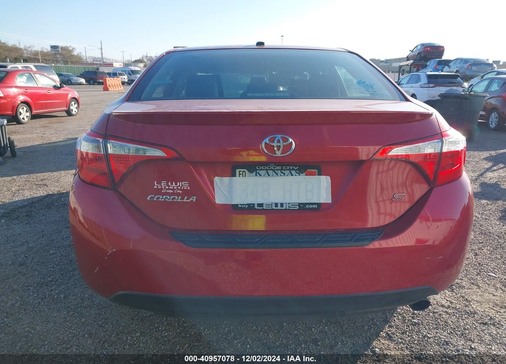 2016 TOYOTA COROLLA L/LE/LE PLS/PRM/S/S PLS VIN: 5YFBURHE2GP562502