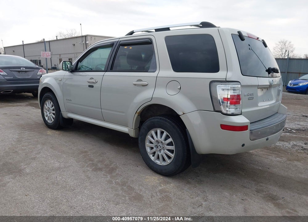 2008 MERCURY MARINER PREMIER VIN: 4M2CU87188KJ38698