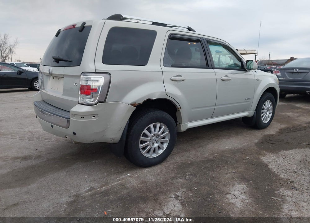 2008 MERCURY MARINER PREMIER VIN: 4M2CU87188KJ38698