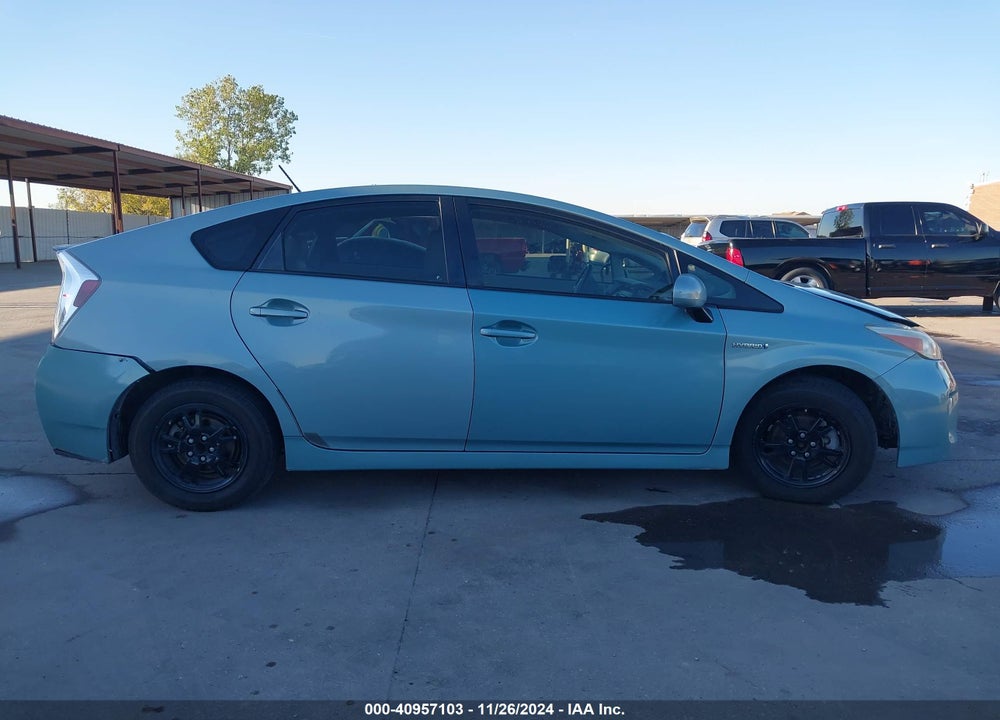 2012 TOYOTA PRIUS THREE VIN: JTDKN3DU9C5398616