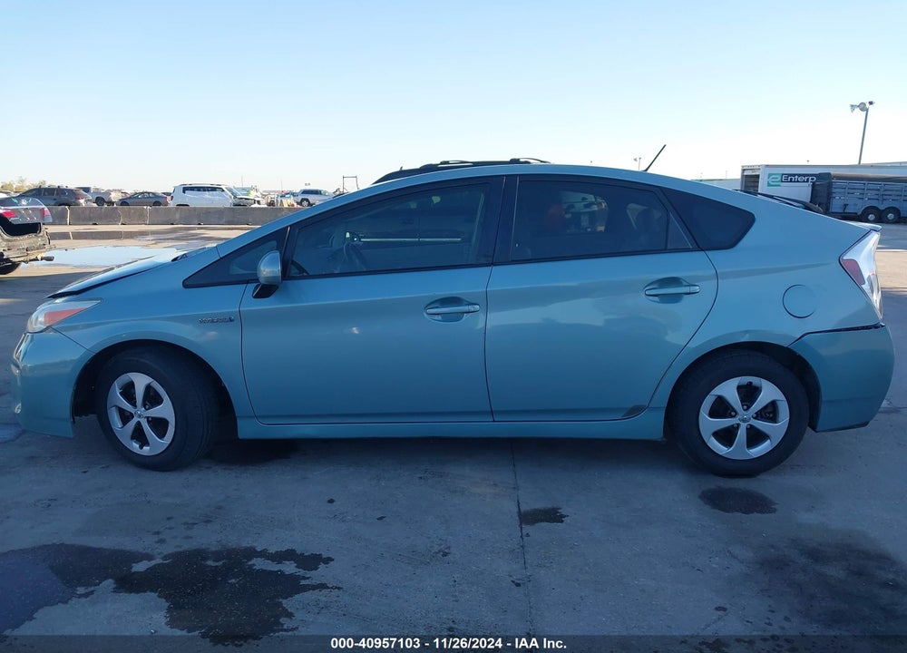 2012 TOYOTA PRIUS THREE VIN: JTDKN3DU9C5398616