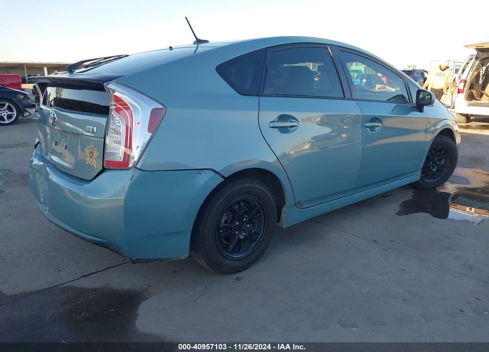 2012 TOYOTA PRIUS THREE VIN: JTDKN3DU9C5398616