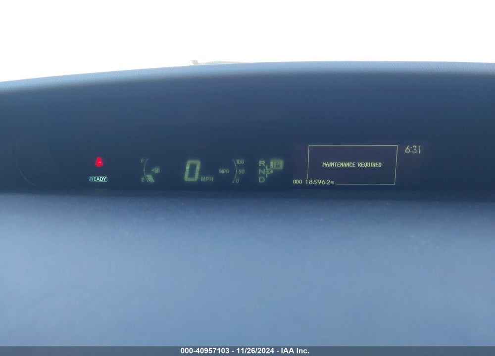 2012 TOYOTA PRIUS THREE VIN: JTDKN3DU9C5398616