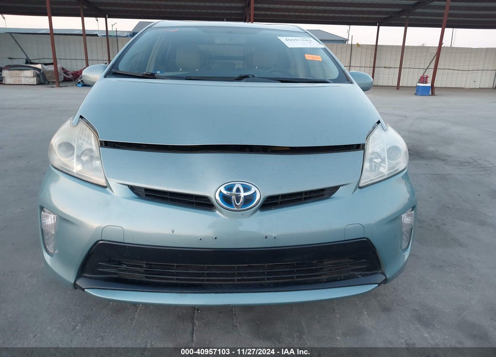 2012 TOYOTA PRIUS THREE VIN: JTDKN3DU9C5398616