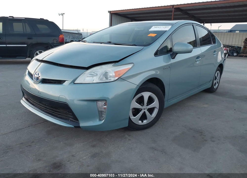 2012 TOYOTA PRIUS THREE VIN: JTDKN3DU9C5398616