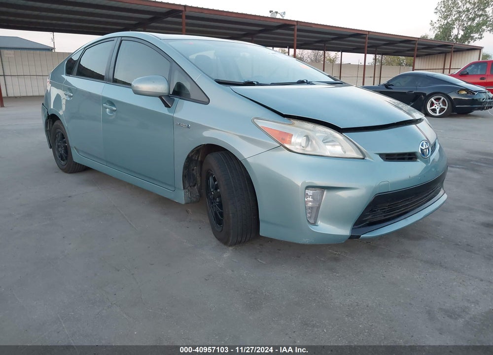 2012 TOYOTA PRIUS THREE VIN: JTDKN3DU9C5398616