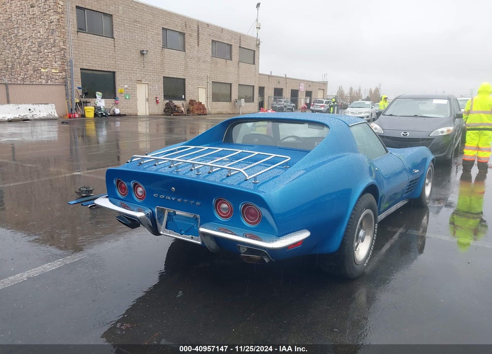1972 CHEV CORVETTE VIN: 1Z37K2S522357
