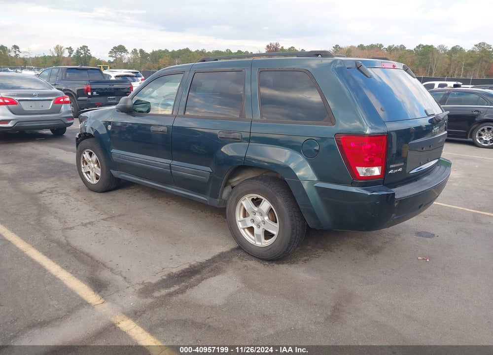 2005 JEEP GRAND CHEROKEE LAREDO VIN: 1J4HR48N75C626273