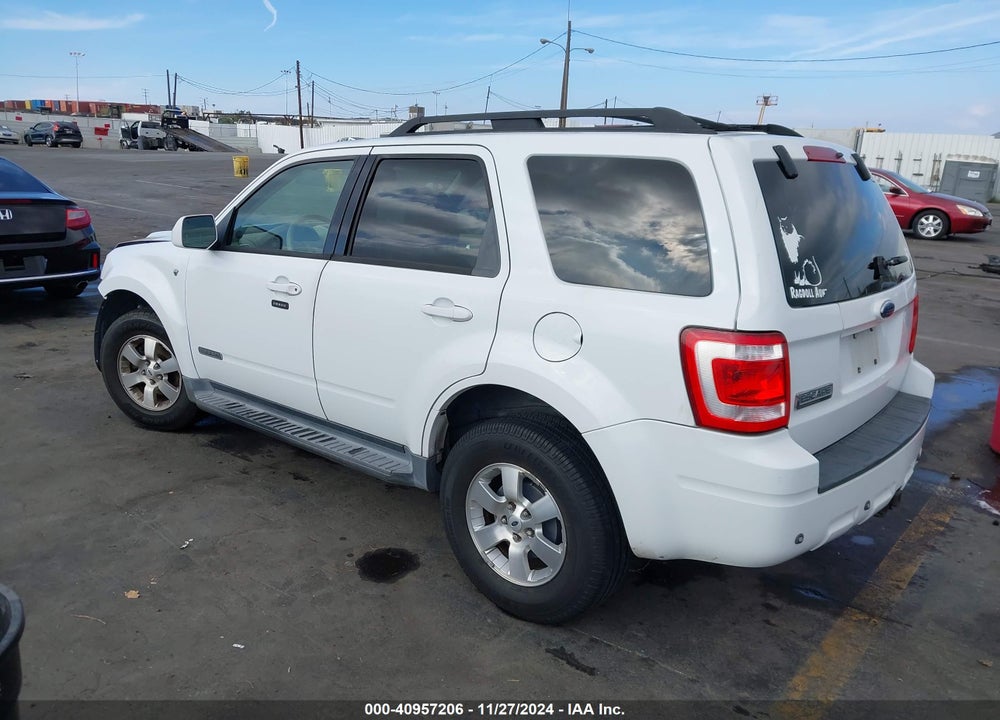 2008 FORD ESCAPE LIMITED VIN: 1FMCU04118KB12368