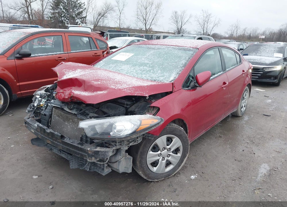 2016 KIA FORTE LX VIN: KNAFK4A66G5612552