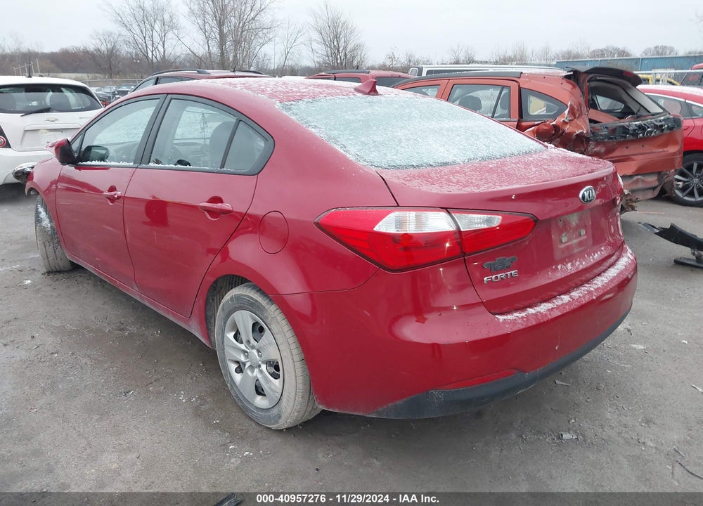 2016 KIA FORTE LX VIN: KNAFK4A66G5612552
